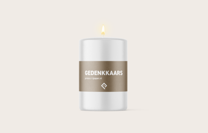 PP- Gedenkkaars